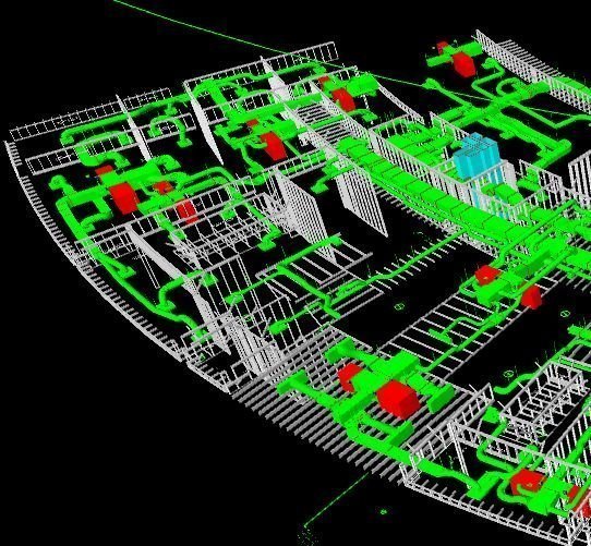 Sample for wall, soffit and ceiling framing BIM models.