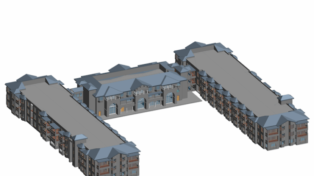 BIM model of the Silvergate project