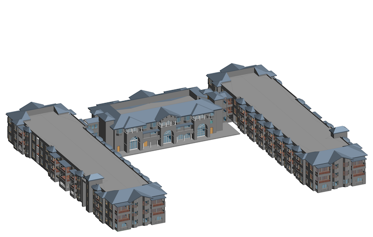 BIM model of the Silvergate project