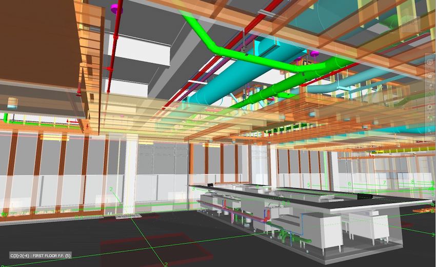 BIM 3D plumbing model