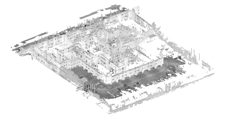 3D laser scan for seismic retrofit