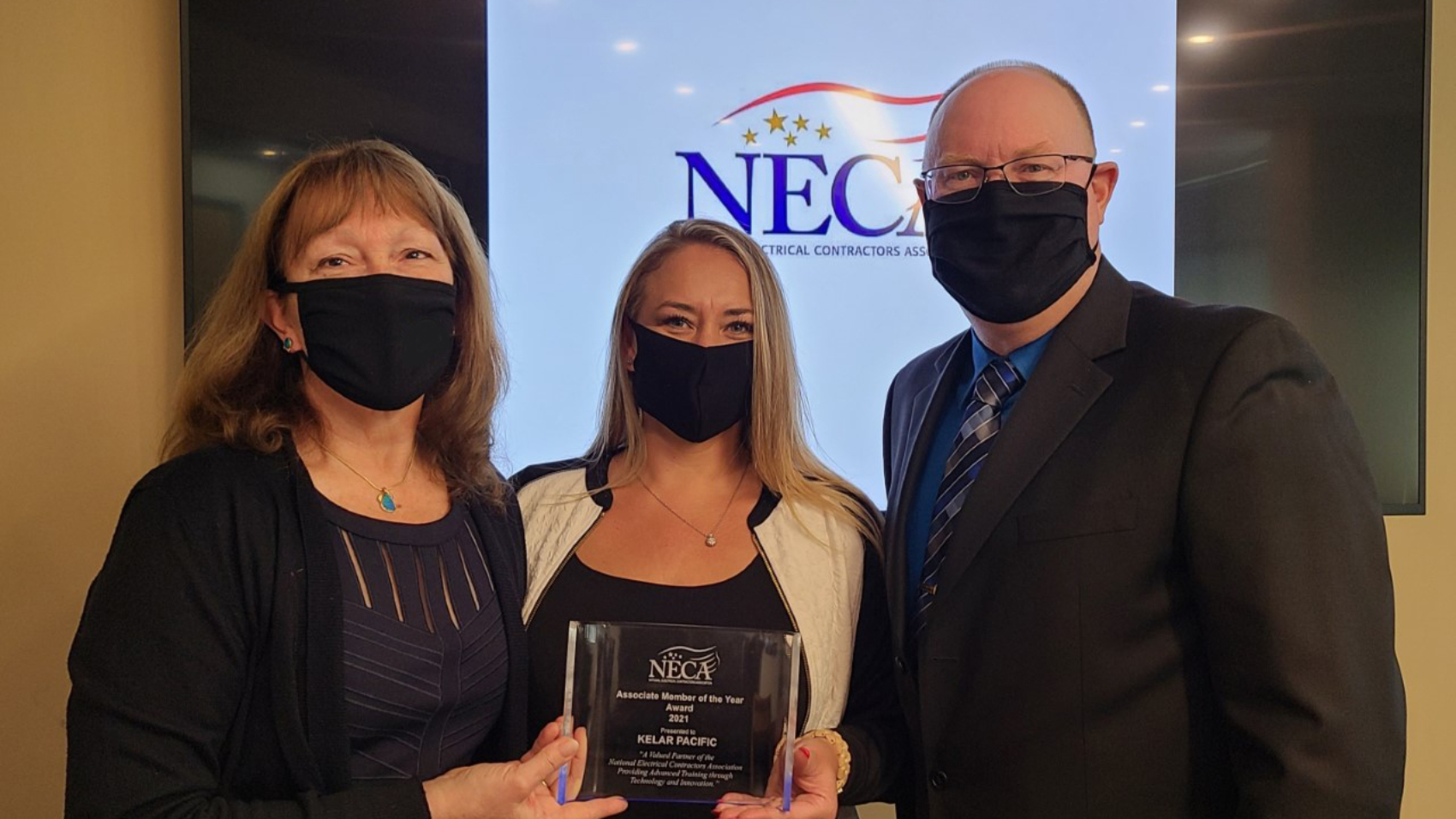 Kelar Pacific receives NECA Associate Member of the Year award