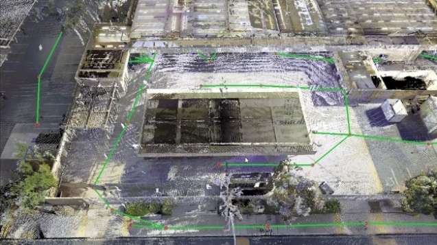 3D laser scanning of an education campus in preparation for renovation design.